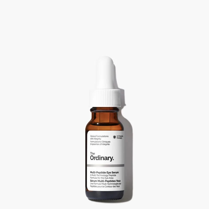 The Ordinary Multi-Peptide Eye Serum advanced clinical treatment for dark circles, puffiness, and crow's feet - Official US Edition.