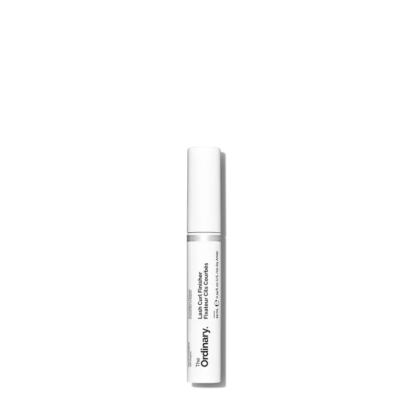 The Ordinary Lash Curl Finisher 5mL tube with precision wand for all-day lash lift, hold, and conditioning - Official US Edition.