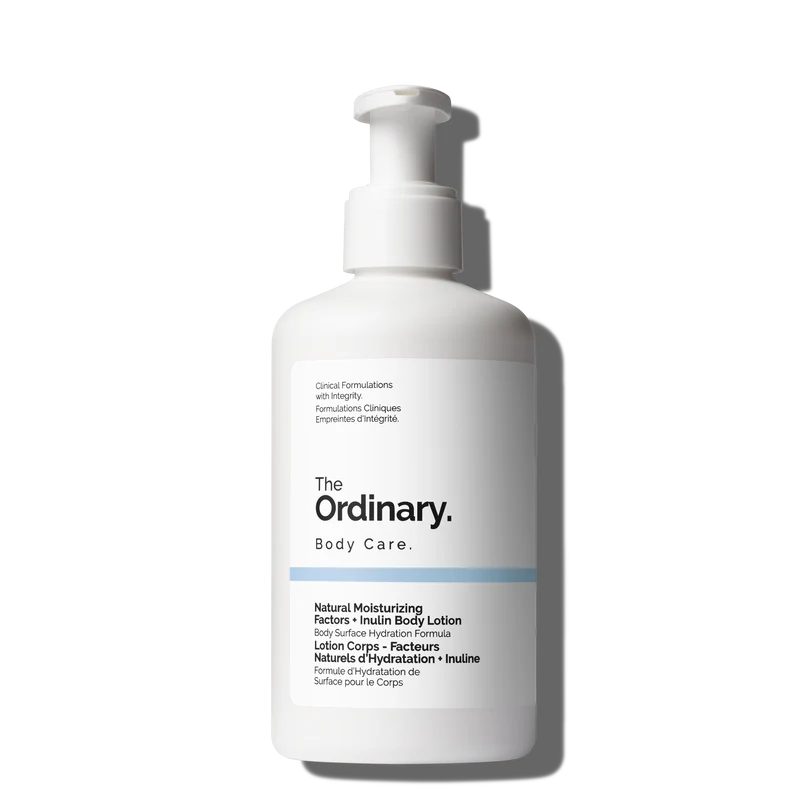 The Ordinary Natural Moisturizing Factors + Inulin Body Lotion lightweight prebiotic total-body hydrator with amino acids and lipids - Official US Edition.