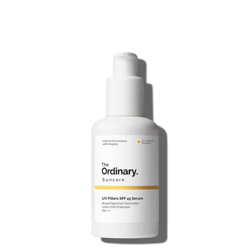 The Ordinary UV Filters SPF 45 Serum invisible broad-spectrum sun protection with ceramides and a weightless finish - Official US Edition.