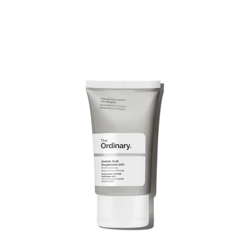 The Ordinary Azelaic Acid Suspension 10% 30ml tube for high-strength brightening and textural smoothing - Official US Edition.