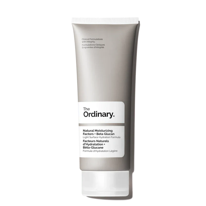 The Ordinary Natural Moisturizing Factors + Beta Glucan lightweight clear gel moisturizer for oily and combination skin - Official US Edition.
