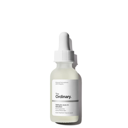 The Ordinary Salicylic Acid 2% Solution 30mL bottle for intensive blemish targeting and pore decongestion - Official US Edition.